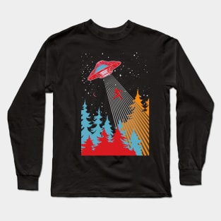 Take Me With You Alien Spaceship Long Sleeve T-Shirt
